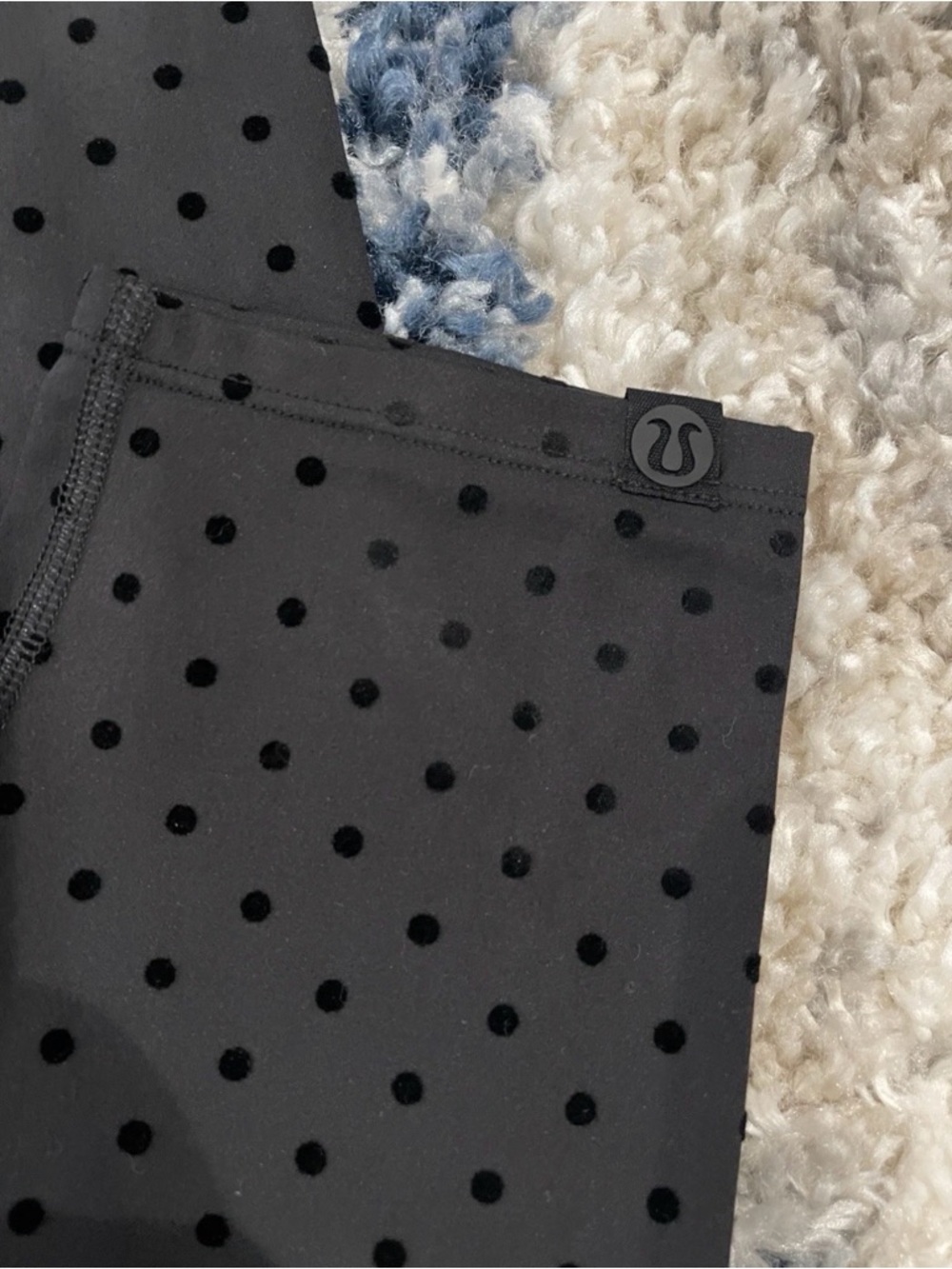 lululemon athletica Black Polka Dot Jacket & Leggings Set Size 2 - Picture 5 of 6